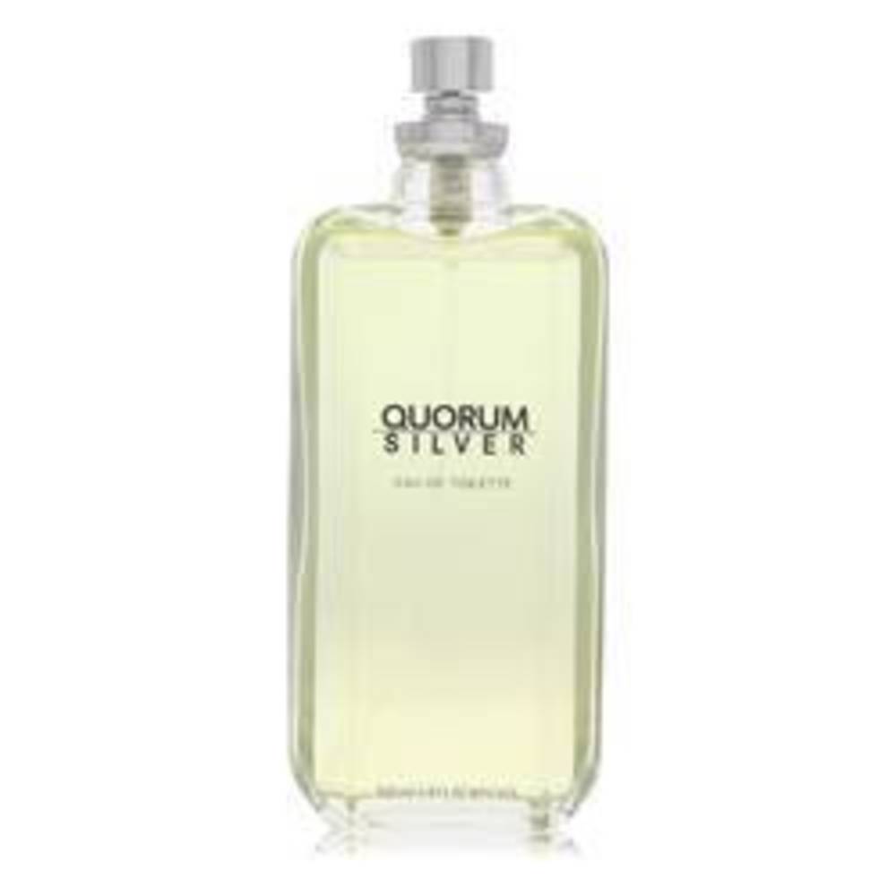 Quorum Silver Men 3.4 Oz Eau De Toilette Spray (Tester) By Puig